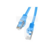 Kabel krosowy patchcord F/UTP kat.6 1,5m niebieski