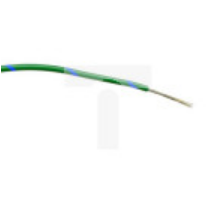 Przewód jednożyłowy linkowy, 0,5 mm², 16/0,2 mm, 20 AWG, PVC, 1 kV AC, Niebieski/Zielony, dł. 100m, RS PRO