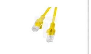 Kabel krosowy patchcord U/UTP kat.5e 0,25m żółty PCU5-10CC-0025-Y