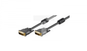 Kabel DVI-D Full HD Dual Link, pozłacany 10m 93109