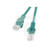 Kabel krosowy patchcord U/UTP kat.6 1m zielony PCU6-10CC-0100-G