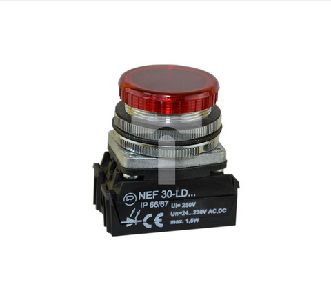 Lampka sygnalizacyjna NEF30Lp/110V czerwona W0-L-NEF30LP/110V C