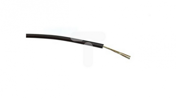Przewód jednożyłowy linkowy, 0,2 mm², 7/0,2 mm, 24 AWG, PVC, 1 kV AC, Czarny, dł. 500m, RS PRO
