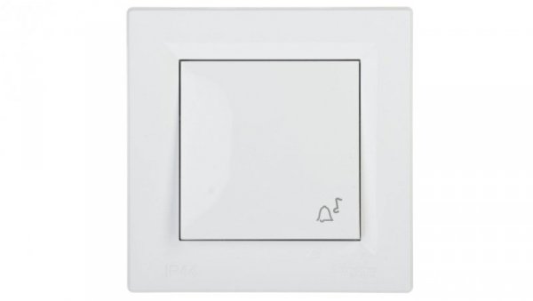 ASFORA Przycisk dzwonek IP44 biały EPH0800221