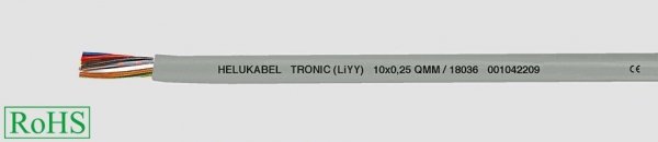 Przewód sterowniczy TRONIC (LiYY) 4x0,25 500V 18031 /bębnowy/