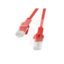 Kabel krosowy patchcord U/UTP kat.5e 1,5m czerwony PCU5-10CC-0150-R