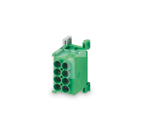 Blok rozdzielczy MAG25-2 kolor zielony 4x25mm² 1000V/1500V AC/DC VDE MAG1250G32