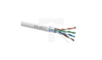 Kabel instalacyjny Solarix CAT5E FTP PVC Eca 500m/szpula SXKD-5E-FTP-PVC