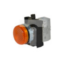 Lampka sygnalizacyjna serii CM z LED, 12-30V AC/DC, żółta T0-CM080XS