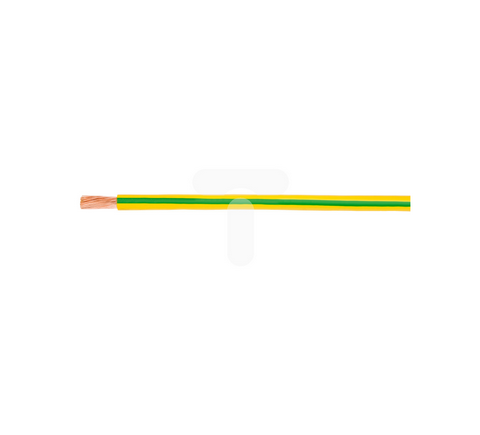 Przewód bezhalogenowy H07Z-K 1x6 zielono-żółty 4726004 /100m/