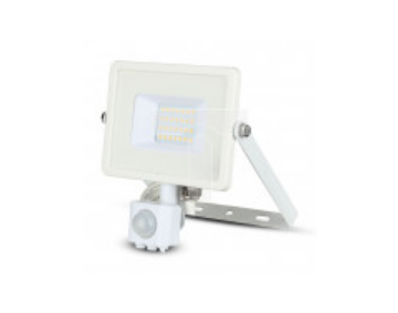 Projektor LED 20W 1600lm 4000K Dioda SAMSUNG z czujnikiem ruchu PIR Biały IP65 449