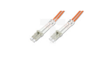 Patch cord światłowodowy LC/LC duplex MM 50/125 OM3 3m LS0H pomarańczowy DK-2533-03/3