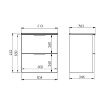 Elita SET STREET PLUS 50 2S DĄB CRAFT 166472