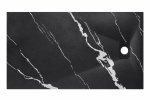 Besco Vexo Marble Black brodzik prostokątny 120 VMB12090P
