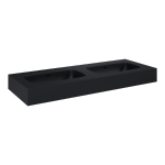 Elita UMYWALKA DIMPLE 120 DUO ścienna MARMUR BLACK MATT 168888 / RE041200027160