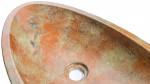  S.V.I.S.Design UMYWALKA 60 CM ORION BASIC - SMOKED METAL, ZIELONY I MIEDZIANY, LAKIER PÓŁMATOWY