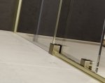 Besco Vayo Gold Kabina Walk in 110x200 cm Złota VYG100200C