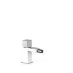 Tres CUADRO Bateria jednouchwytowa do bidetu-00712001BL