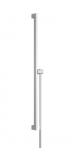 Hansgrohe Unica Drążek prysznicowy E Puro 90 cm z suwakiem EasySlide i wężem prysznicowym Isiflex 160cm chrom 24403000