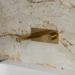 Omnires Contour bateria umywalkowa podtynkowa złoto szczotkowane CT8015GLB  