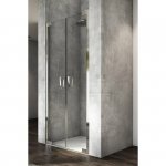 Sanswiss Cadura Drzwi wahadłowe dwuczęściowe 90cm z profilem przyściennym CA2C0905007