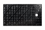 Besco Vexo Marble Black brodzik prostokątny 170 VMB17090P