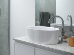 Besco Uniqa umywalka nablatowa + klik-klak chrom UMDUNB