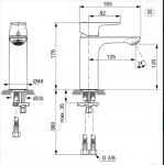 Ideal Standard Connect Air Bateria umywalkowa bez korka srebro szczotkowane połysk A7055GN