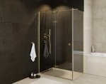 Besco Pixa Gold kabina prostokątna 120x90 Lewa PPL129195G