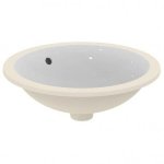 Ideal Standard Connect Umywalka podblatowa 48x48 cm z bez otworu na baterię, z przelewem, z powłoką Ideal Plus, biała E5054MA