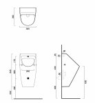 Catalano SFERA Pisuar (bez otworów na pokrywę) 1OR6400/0932640001