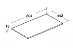 Ideal Standard Connect Air Blat 80 cm do umywalek nablatowych biały lakier  E0849B2