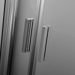 Besco Zarya Chrom kabina półokrągła 90 + brodzik Alex 90 ZCAL90190