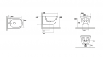 Kerasan 512511 TriBeCa bidet podwieszany VERDE MUSCHIO + WB9N