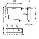 Tres ZBIORNIK DO BATERII INSTALOWANY NA BRZEGU WANNY-20324501OR