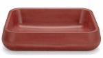S.V.I.S.  Design UMYWALKA 60 CM PERSEUS BASIC - CEGLASTY, BEZ DEKORU, LAKIER MATOWY
