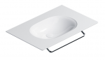 Catalano SFERA umywalka ścienna 75x50cm z kompletem mocowań biały mat 175HZBM/0520760021