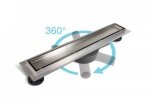BALNEO 360 Drain 2w1 Odpływ liniowy dwustronny z obrotowym syfonem 100 cm wykończenie chrom 360-1000 WYSYŁKA