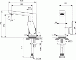 Ideal Standard TONIC II Bateria umywalkowa A6333AA