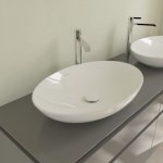 Villeroy & Boch Loop & Friends Umywalka nablatowa 62x42 cm bez przelewu biała Weiss Alpin 4A480101