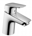 Hansgrohe Logis Jednouchwytowa bateria umywalkowa 70 z metalowym kompletem odpływowym z cięgłem chrom 71170000