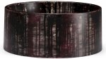 S.V.I.S. Design UMYWALKA 40 CM COLUMBA BASIC - BLACKSMITH CZARNO-CZERWONY, LAKIER MATOWY