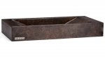 S.V.I.S. Design UMYWALKA 60 CM SIRIUS BASIC - DARK STONE NIEBIESKI, OCHRA I CZARNY, LAKIER MATOWY
