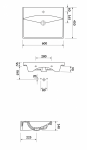 Umywalka meblowa 60 City Cersanit (K35-006)