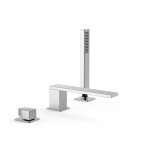 Tres Slim bateria wannowa 3-otworowa chrom 20216104