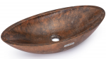  S.V.I.S. Design UMYWALKA 60 CM ORION BASIC - SMOKED METAL, CZARNY I MIEDZIANY, LAKIER PÓŁMATOWY UBX.ORION.BC.060.000.MS.01.2