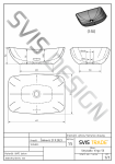 S.V.I.S. Design  UMYWALKA 50 CM VIRGO BASIC - PUNK, CZARNY, LAKIER MATOWY