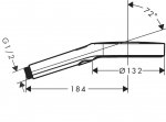 Hansgrohe Rainfinity Słuchawka prysznicowa 130 biały matowy 26864700