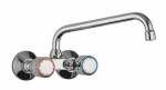 Tres Cocina Bateria dwuuchwytowa ścienna kuchenna 123230 Chrom