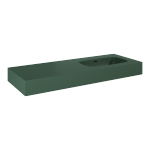 Elita UMYWALKA DIMPLE 120 PRAWA (60+60) ścienna MARMUR FOREST GREEN MATT 168880 / RE041202027010